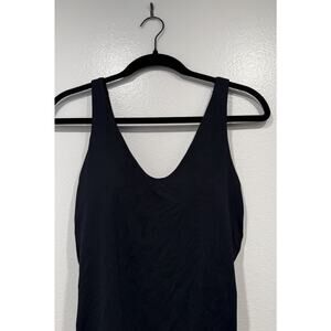 Athleta Black Hampton Twist Back One Piece Swimsuit Women’s Size Small Tall Swim